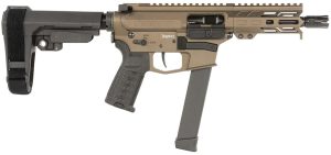1122988-14340637.jpg CMMG PISTOL, BANSHEE, FIXED EJECTOR, 9MM, 5", MIDNIGHT BRONZE W/ADJ RIP BRACE