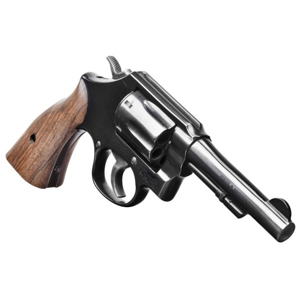 1123869-14336904.jpg SMITH & WESSON MODEL 10 38SPL REVOLVER 4" BLACK/WOOD NO LOCK 6RD CA COMPLIANT