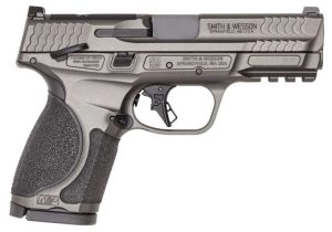 1124852-14337094.jpg SMITH & WESSON M&P 9 M2.0 METAL COMPACT 9MM PISTOL 4" O.R. GRAY MS 2-15RD MAGAZINES