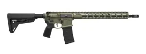 1125190-14337400.webp SIG SAUER M400 SDI MOSS GREEN 5.56 RIFLE, 16" W/ RAIL, MAGPL STOCK, FLATBLDE TRIGGER