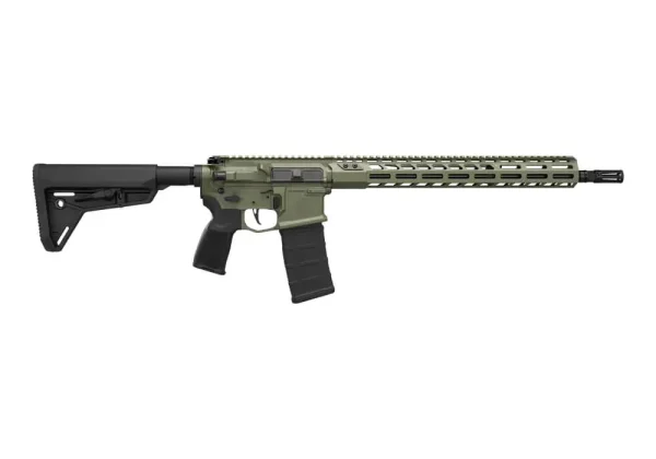 1125190-14363598.webp SIG SAUER M400 SDI MOSS GREEN 5.56 RIFLE, 16" W/ RAIL, MAGPL STOCK, FLATBLDE TRIGGER