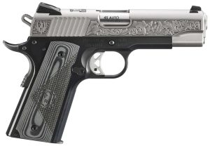 1127420-14339454.jpg RUGER SR1911 COMMANDER SOUTHPORT CT EDITION 45ACP PISTOL 4.25" STS ENGRAVED 1-7RD MAG