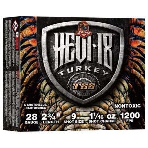 1140386-14344561.jpg HEVI-SHOT HEVI-18 TSS TURKEY 28GA 2-3/4IN 1-1/16OZ #9 5RD/BX 10BX/CS