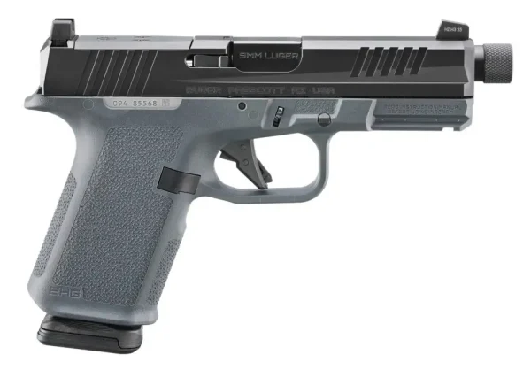 1146509-14350413.webp RUGER RXM THREADED 9MM PISTOL 4.5" BBL STEALTH GRAY MAGPUL EHG, O.R. 2-15RD MAGS