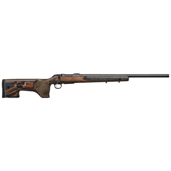 CZ 600 PLUS ST2 RANGE 6 CM 5RD, 24IN 5/8X24 DRILD/TAPD GREY AND BROWN LAMINATE STOCK ADJST CMB
