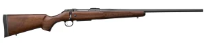 1146677-14382304.webp CZ 600 PLUS ST3 AMERICAN, 270 WIN, 5 RD, 24IN, 9/16X24, DRILLED AND TAPPED, WALNUT STOCK