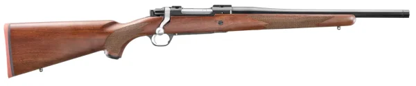 RUGER HAWKEYE HUNTER 243WIN RIFLE 16.6" T.B. WALNUT/BLUED 4RD