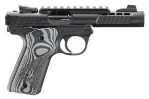 1158943-14383218.webp RUGER MRK IV 22/45 LITE 22LR 4.4" NON THREADED BLK ANODIZED, OVERSIZD HOGUE GRIP PLATES 2-10RD MAGS