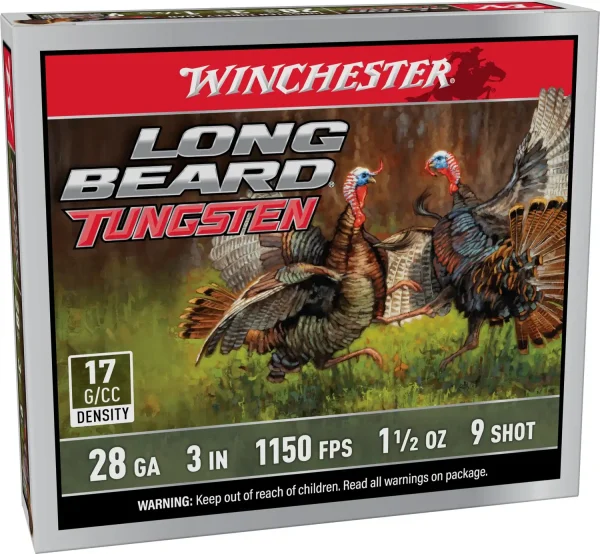 1159752-14367790.webp WINCHESTER 28 GA 3" #9 LONG BEARD TS17 1-1/2 OZ 5RD/BX 10BX/CS
