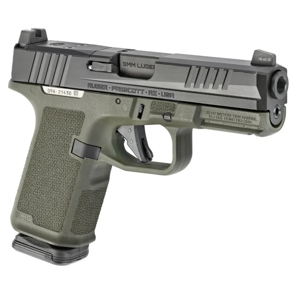 1160246-14383404.webp RUGER RXM 9MM PISTOL 4" BBL ODG MAGPUL EHG, O.R. 2-15RD MAGS