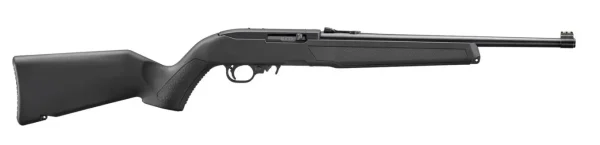 1173921-14370466.webp RUGER 10/22 22LR RIFLE 16.12" BLUED/BLACK SYNTHETIC STOCK FIBER FRONT SIGHT 1-10RD