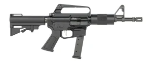 DPMS KITTY KAT G9 9MM PISTOL 8" A1 SLICK SIDE TUBE, CAR BRACE 1-33RD GLOCK MAG