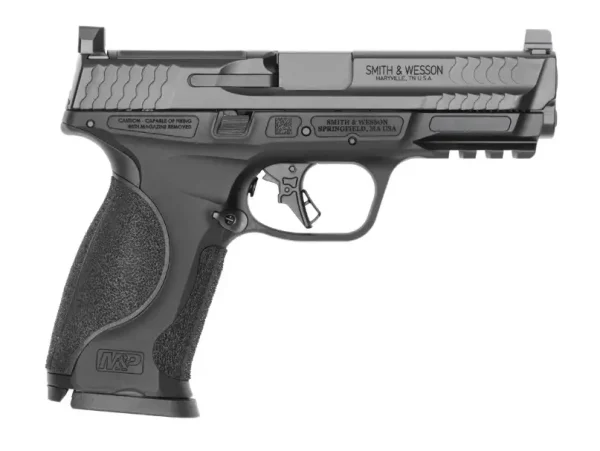 1174785-14370708.webp SMITH & WESSON M&P 9 M2.0 METAL PISTOL 4.25" BLACK NMS OPTIC HEIGHT N.S., ACRO CUT SLIDE, 2-17RD