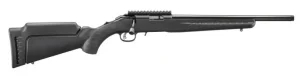 1176296-14371867.webp RUGER AMERICAN RIMFIRE 17HMR BOLT RIFLE 16.1"T.B. BLACK SYNTHETIC 1-9RD MAG
