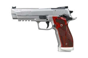 1178320-14375021.webp SIG SAUER P226 X5 CUSTOM WORKS STAINLESS 9MM PISTOL SAO, WOOD GRIPS 3-20RD MAGS