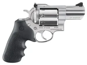 1186371-14384445.webp RUGER SUPER REDHAWK 357MAG REVOLVER 2.5" STAINLESS, HOGUE GRIP, 8RD