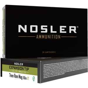 1206206_1.jpg Nosler Expansion Tip Rifle Ammunition 7mm Rem. Mag. 150 gr. ET SP 20 rd.