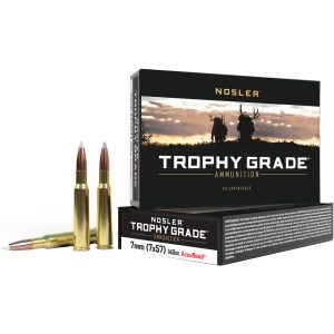 1206294_1.jpg Nosler Trophy Grade Rifle Ammunition 7x57 Mauser 140 gr. AB SP 20 rd.