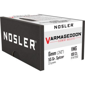 1206515_1.jpg Nosler Varmageddon Bullets 6mm 55 gr. FB Tipped 100 pk.
