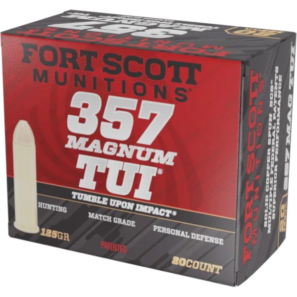 1209060_1.jpg Fort Scott Munitions Pistol Ammo 357 Mag. 125 gr. TUI 20 rd.