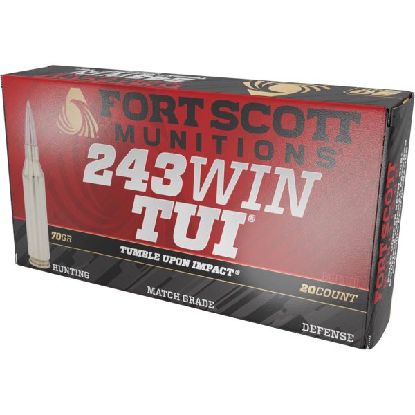 1209078_1.jpg Fort Scott Munitions Rifle Ammo 243 Win. 70 gr. TUI 20 rd.