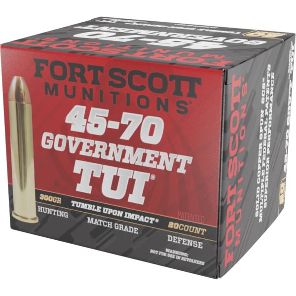 1209085_1.jpg Fort Scott Munitions Rifle Ammo 45-70 GOVT. 300 gr. TUI 20 rd.