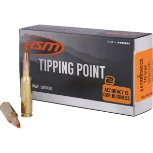 1209455_1.jpg HSM Tipping Point 2 Rifle Ammo 6.5 Creedmoor 140gr. SST 20 rd.