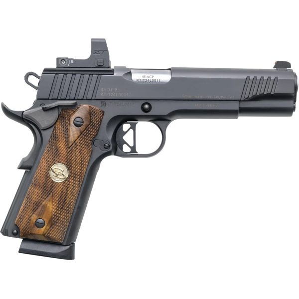 1211562_1.jpg Charles Daly 1911 Superior Pistol 45 ACP 5 in Black Micro Reflex Sight Walnut Grip10