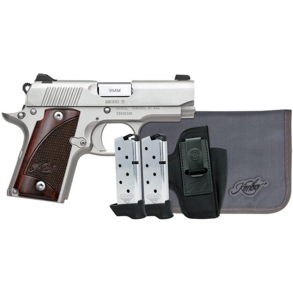 1213655_1.jpg Kimber Micro 9 RTC Bundle 9mm 3.15 Stainless w/UM Tac Holster & 2 Tac Mags