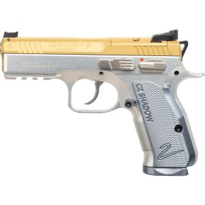 1215245_1.jpg CZ Shadow 2 Compact Pistol 9mm 4 in. Gold w/Silver Grips 15 rd.