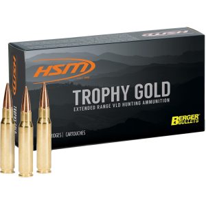 1404949_1.jpg HSM Trophy Gold Rifle Ammunition 6mm Remington Berger 87 gr. 20 rd.