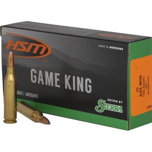 1404956_1.jpg HSM Game King Rifle Ammunition 243 Win. Sierra Spitzer BT 100 gr. 20 rd.