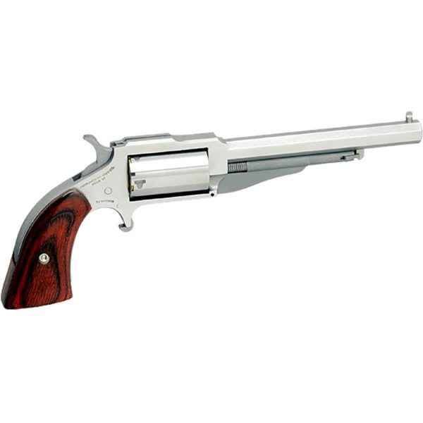 1407837_1.jpg NAA The Earl Mini-Revolver 22 WMR Stainless/Rosewood 4 in. 5 rd.