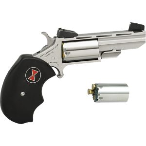 1407861_1.jpg NAA Black Widow Revolver Combo 22 LR/.22 WMR Stainless/Black 2 in. 5 rd. AS