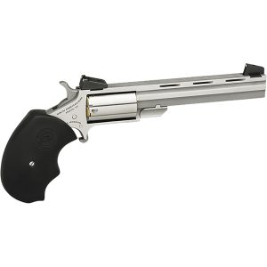 1407866_1.jpg NAA Mini-Master Target Revolver 22 LR Stainless/Black 4 in. 5 rd. AS
