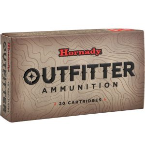 1410995432-Outfitter-ammunition-packaging-facing-right__92831.1695227821.1280.1280.jpg Hornady 30-06 Springfield Ammunition Outfitter H81108 150 Grain CX Copper Ballistic Tip 20 Rounds