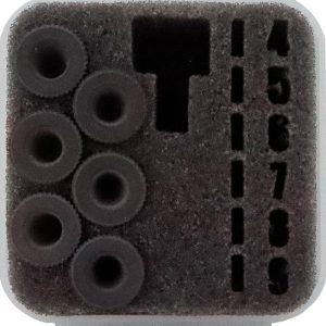 1502625_1.jpg Specialty Iron I Rifle Peep Aperture Kit Contains all 6 Apertures