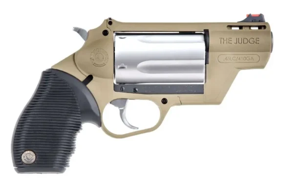 166077-14264214.webp TAURUS JUDGE PUBLIC DEFENDER JUDGE 45COLT/410 REVOLVER FDE 5RD