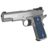 COLT 1911 GOLD CUP TROPHY 38 SUPER STS BLUE GRIPS 5" 9+1