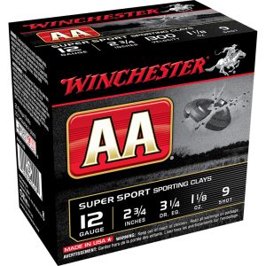 1701255_1.jpg Winchester AA Sporting Clays Load 12 ga. 2.75 in. 1 1/8 oz. 9 Shot 25 rd.