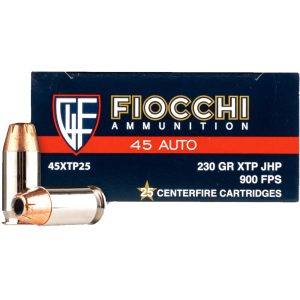 1702959_1.jpg Fiocchi Hyperformance Defense Pistol Ammo 45 ACP 230 gr. XTPHP 25 rd.
