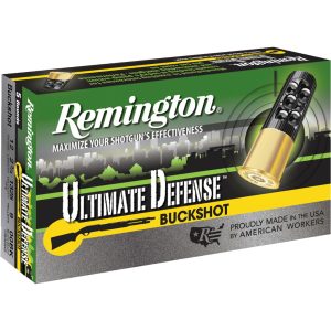 1704509_1.jpg Remington Ultimate Defense Buckshot Loads 12 ga. 2.75 in. 9 Pellet 00 Buck 5 rd.