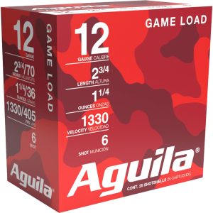 1704631_1.jpg Aguila High Velocity Shotgun Game Load 12 ga. 2.75 in. 1 1/4 oz. 6 Shot 25 rd.