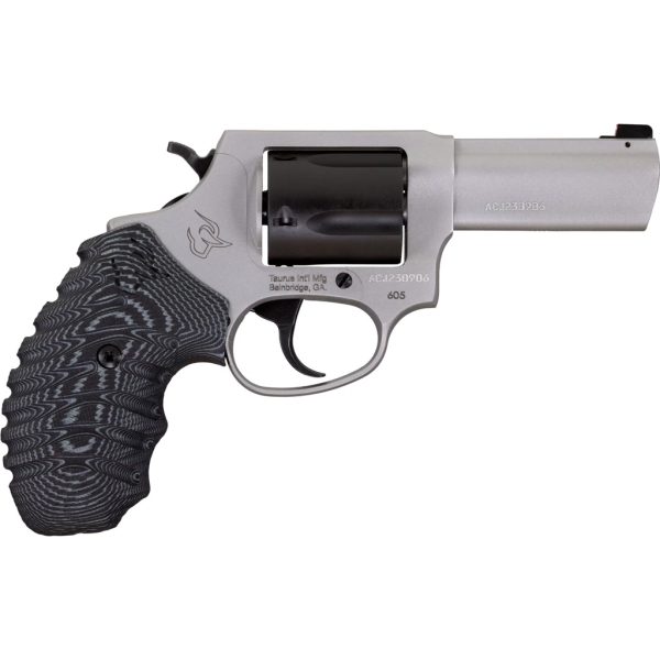 Taurus 605 Revolver 357 Mag. 3 in. Stainless Black Accent N.S. 5 rd.