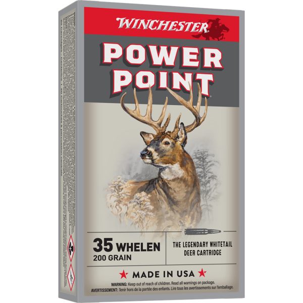 1707204_1.jpg Winchester Power Point Rifle Ammo 35 Whelen 200 gr. Power Point 20 rd.