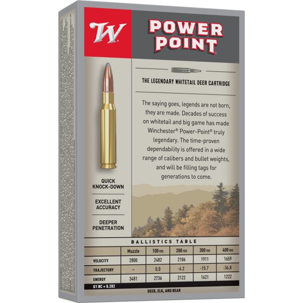 1707204_2.jpg Winchester Power Point Rifle Ammo 35 Whelen 200 gr. Power Point 20 rd.