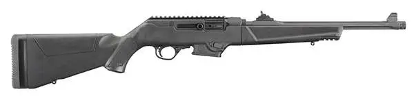 18001-14254158.webp RUGER PC CARB TD 9MM RFLE BLACK 16.12" FLUTED T.B. 1-17RD MAG
