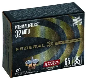 21305-14250950.webp FEDERAL HYDRA-SHOK 32ACP 65G JHP 20RD BX 500RD CASE