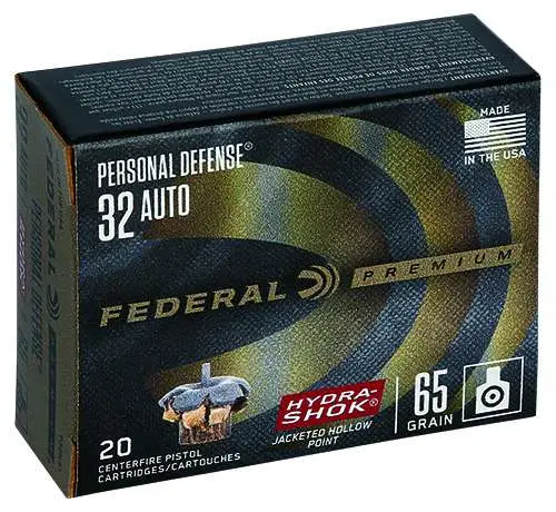 21305-14250950.webp FEDERAL HYDRA-SHOK 32ACP 65G JHP 20RD BX 500RD CASE
