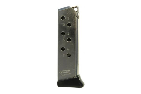 WAI MAG PPK/S 380 W/FR 7RD NKL